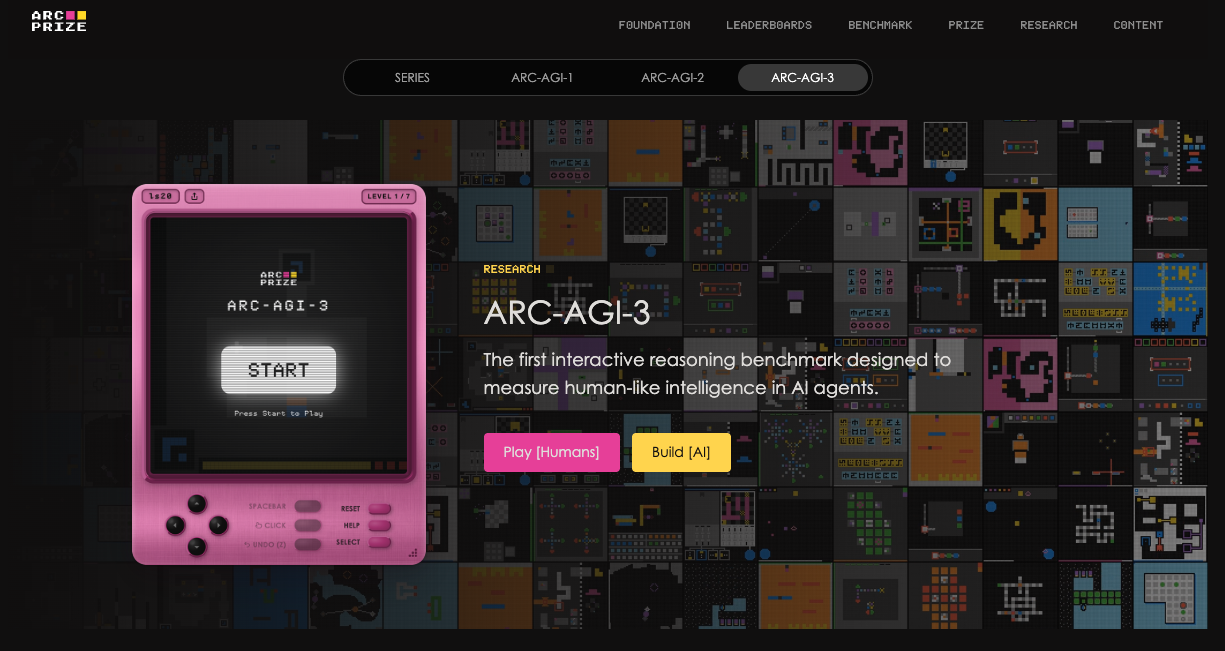 ARC-AGI-3 interactive reasoning benchmark